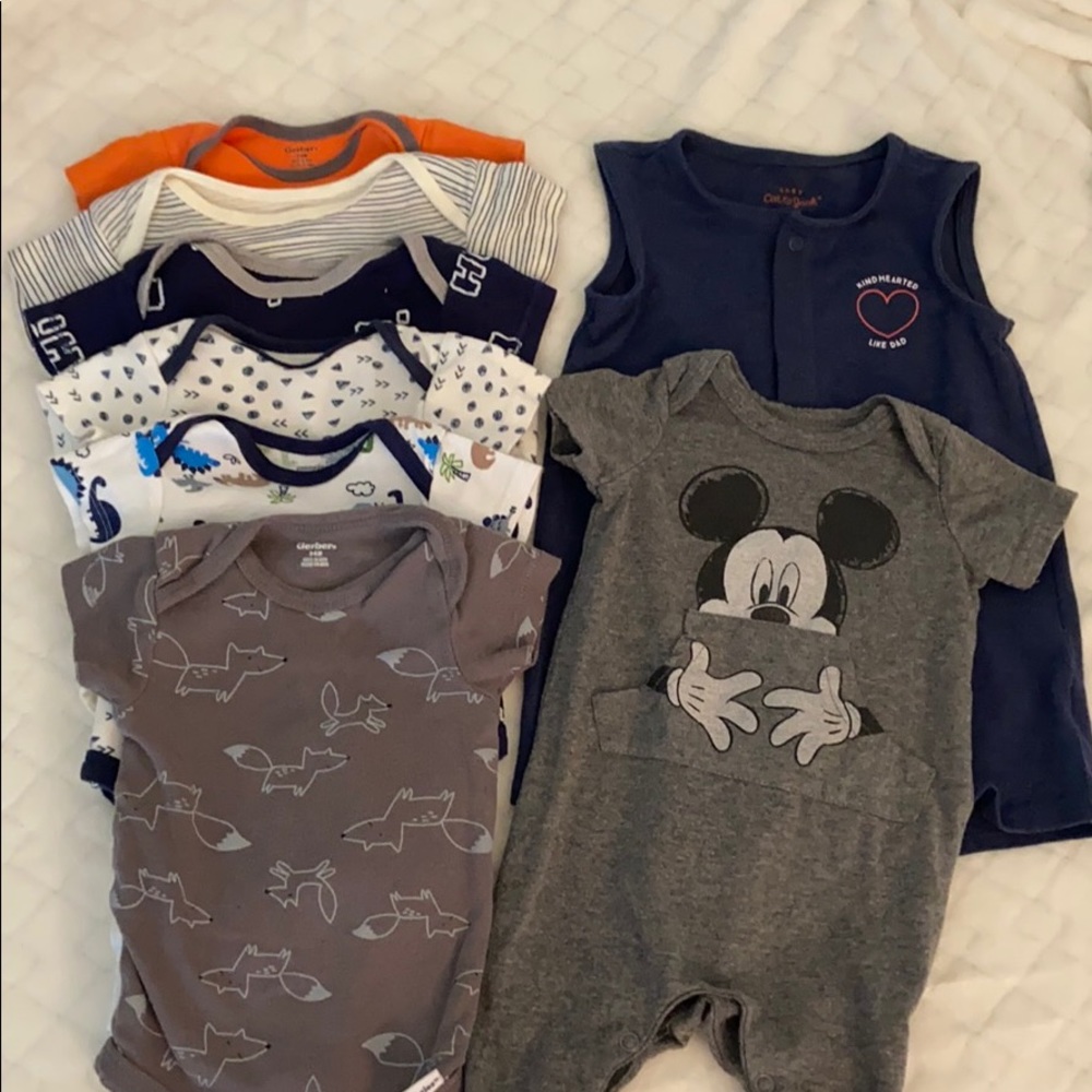 Baby boy lot of 8 pieces